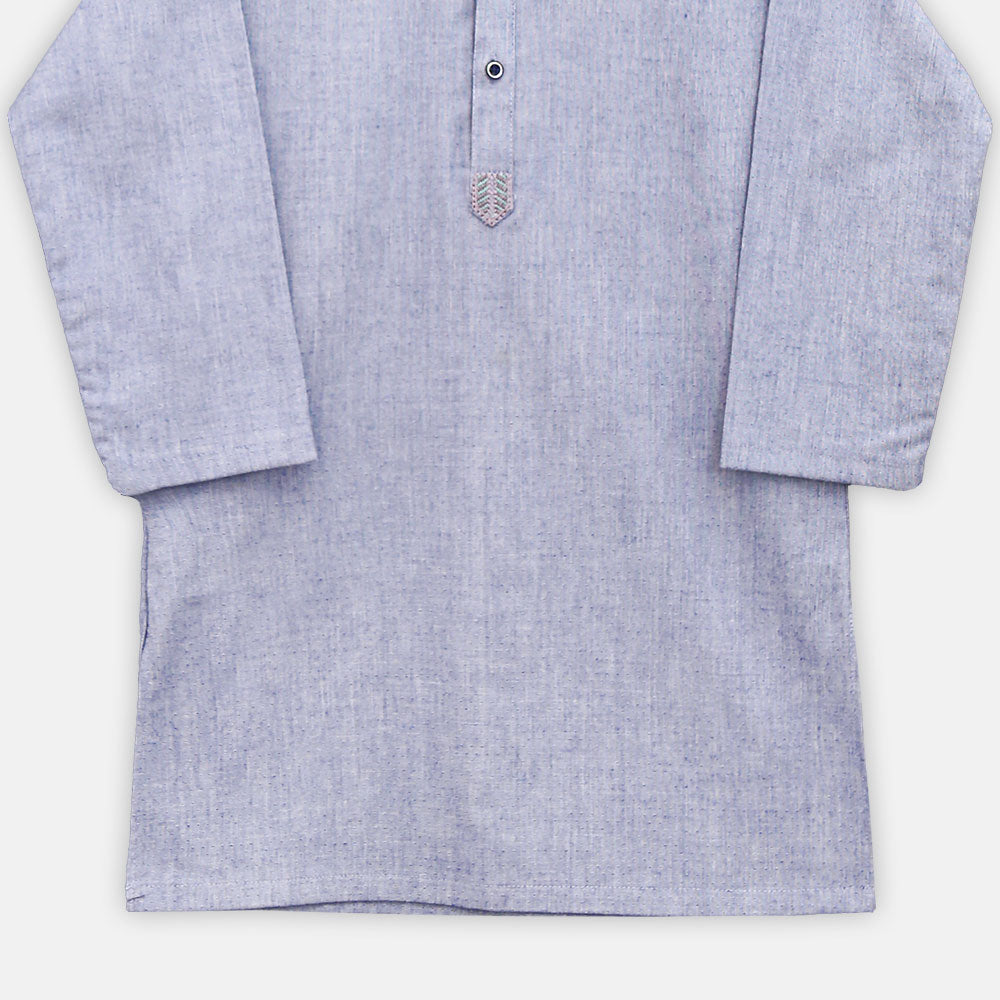 KURTA PAJAMA LIGHT BLUE
