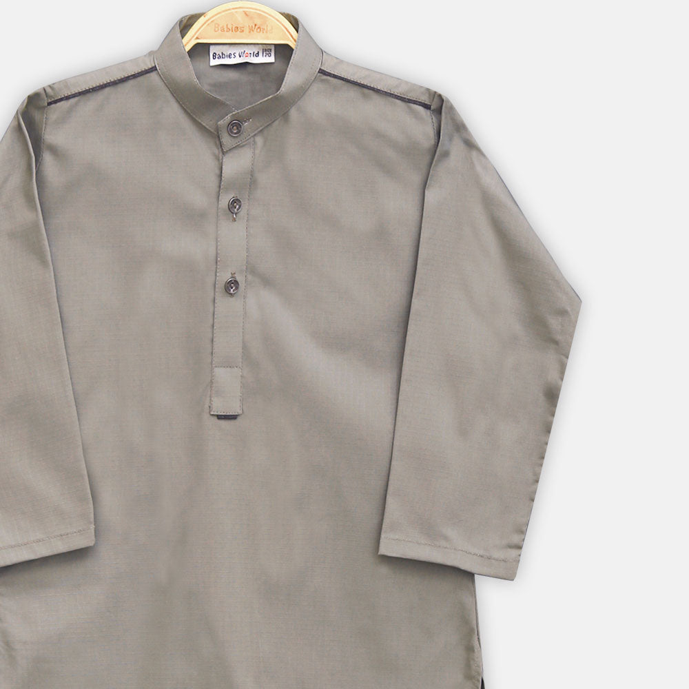 KURTA PAJAMA OLIVE GREEN