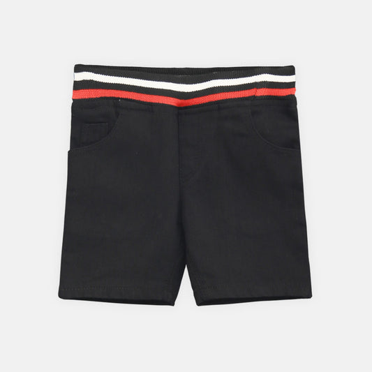 BOY SHORT BLACK DENIM