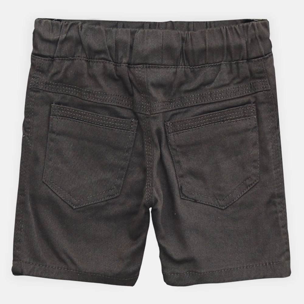 BOY SHORT DARK GREY DENIM