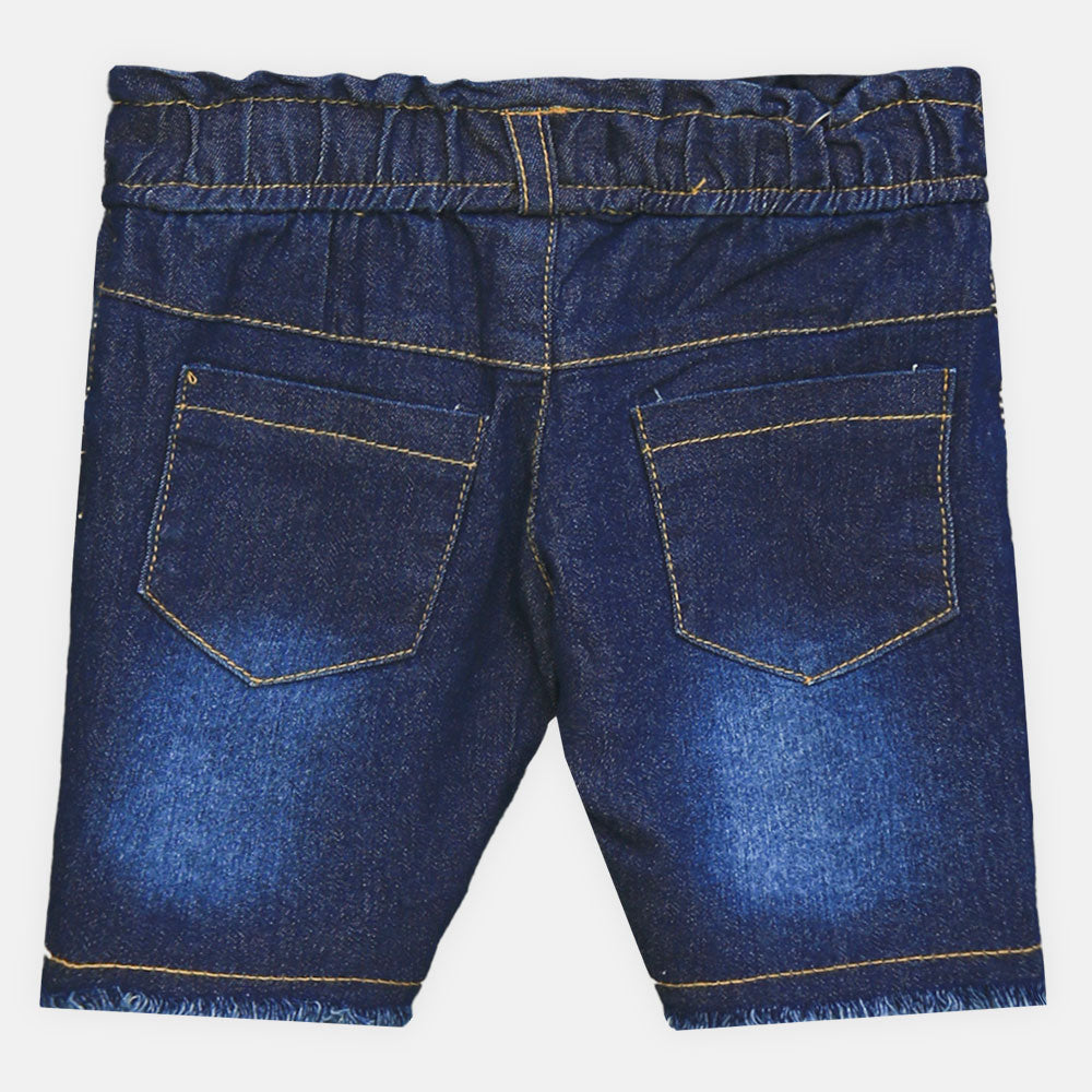 GIRL SHORT BUTTERFLY DENIM