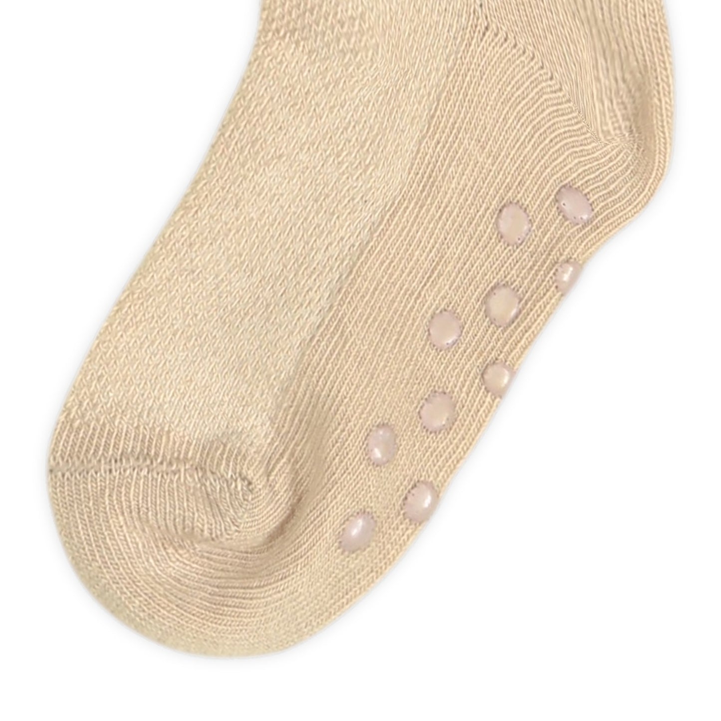 PINK AND GREY GRIP GIRL SOCKS PK-2