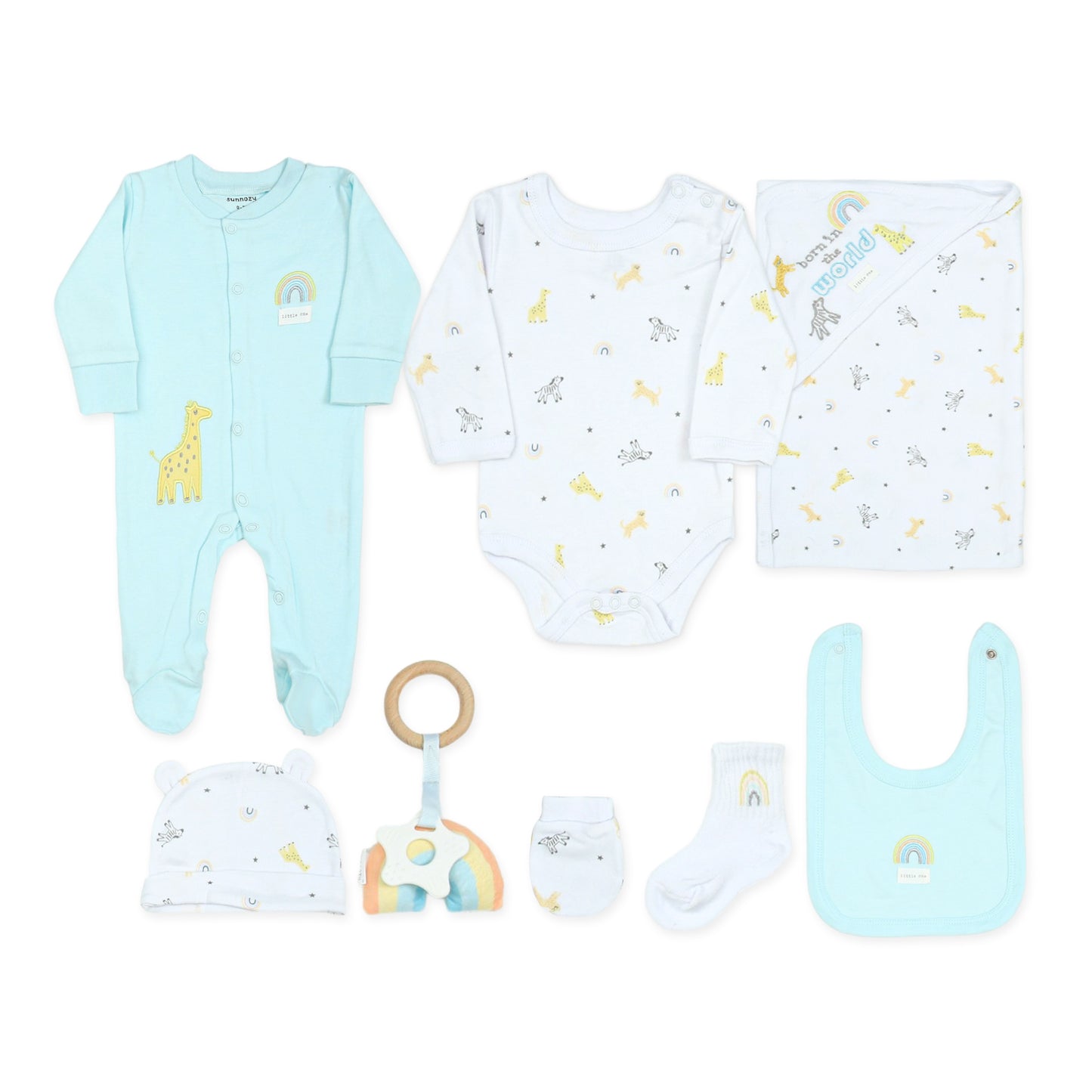 BEST FRIENDS"" 5-PIECE LAYETTE SET (BLUE) BOY
