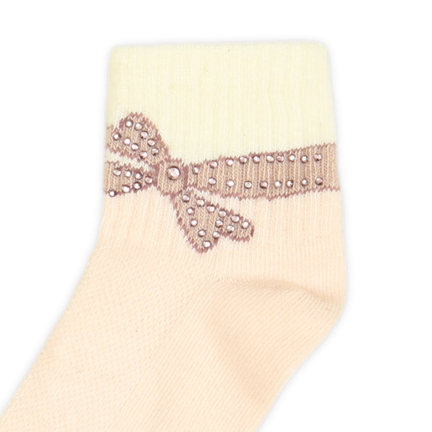 PINK BOW GIRL SOCKS