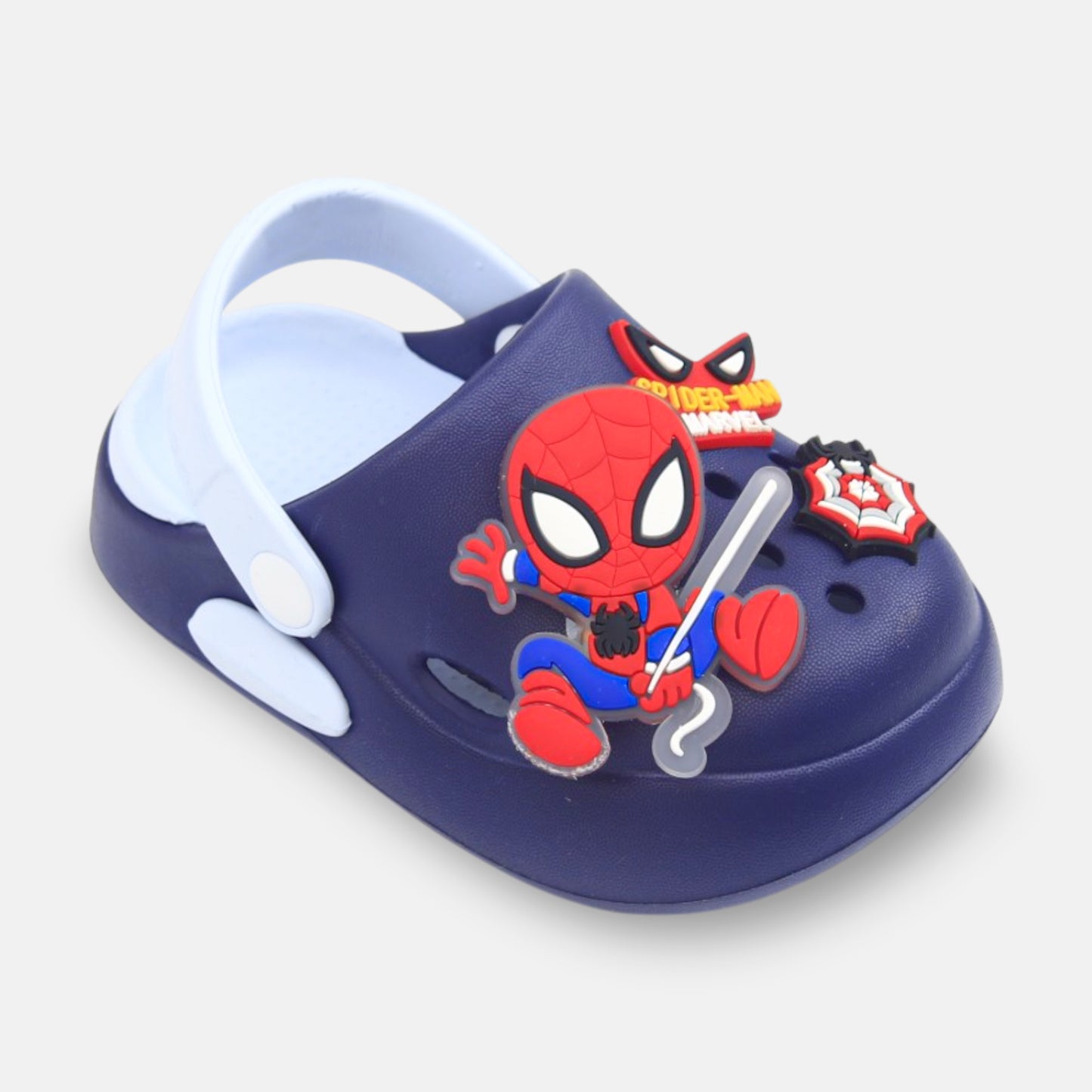 BOY'S SPIDER-MAN CROCS – NAVY BLUE