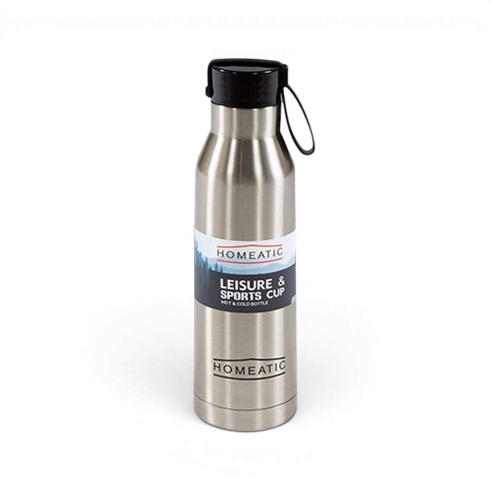 STEEL WATER BOTTLE 500 ML SILVER