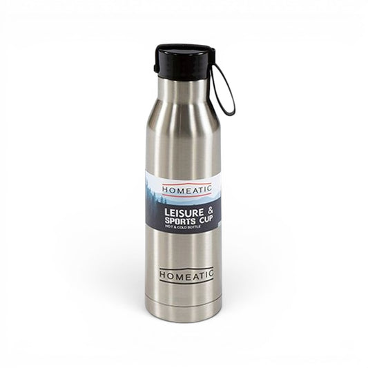 STEEL WATER BOTTLE 500 ML SILVER