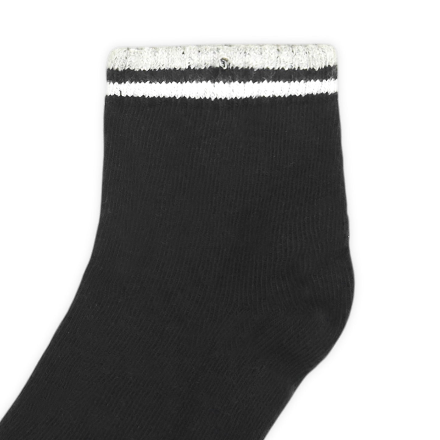 BLACK ANKLE BOY SOCKS