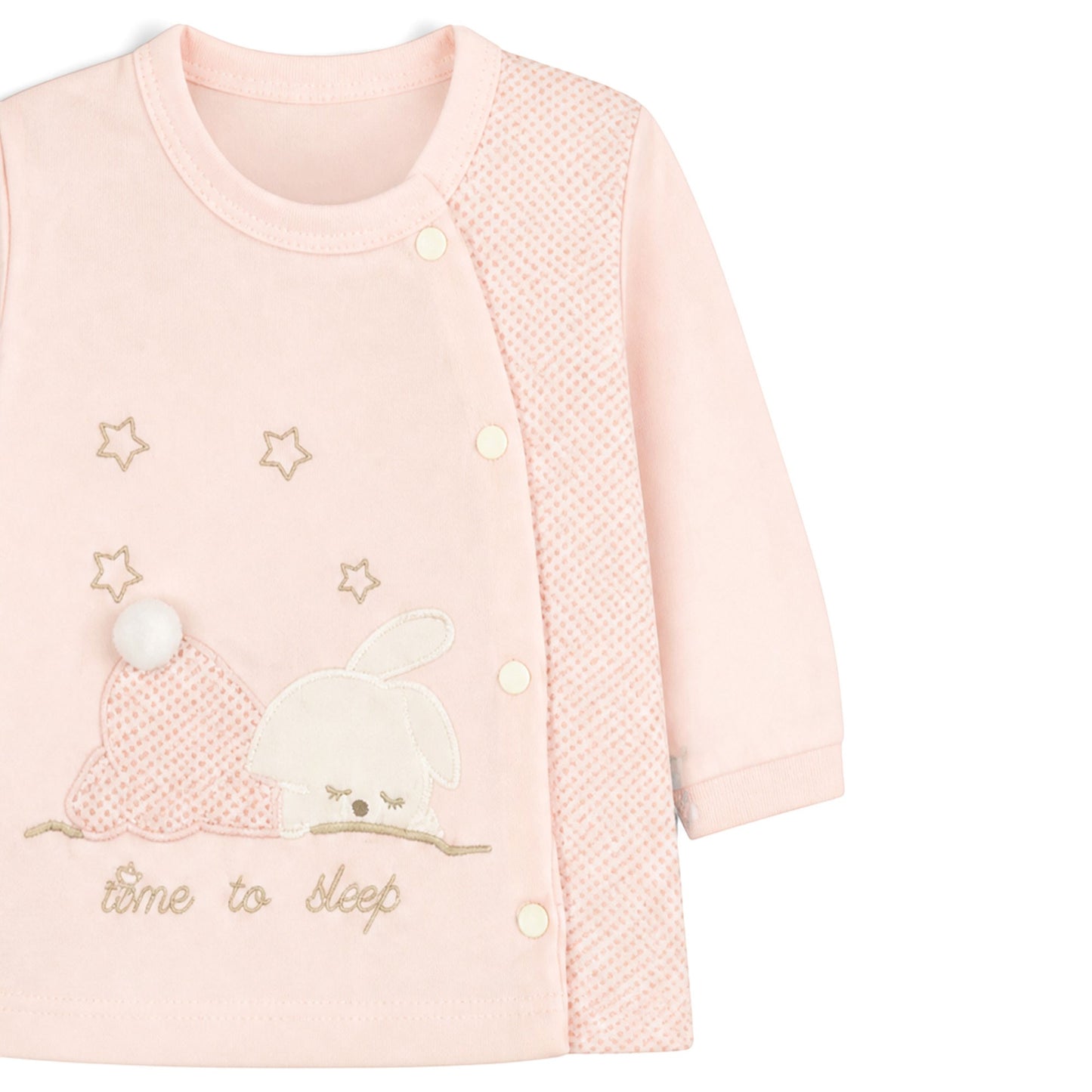 PINK "TIME TO SLEEP" BUNNY BABY GIRL GIFT SET