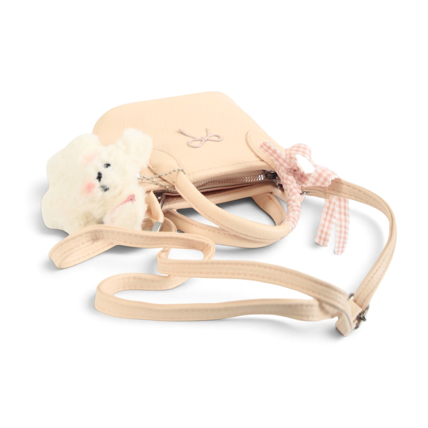 Cute Pink Coquette Mini Bucket Bag