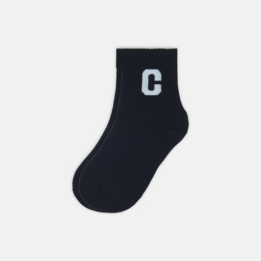 BOY SOCKS BOLD LETTER C MONO