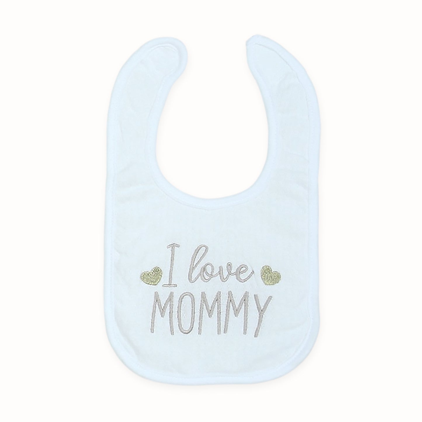"Mommy's Little One" White Bibs (3-Pack)