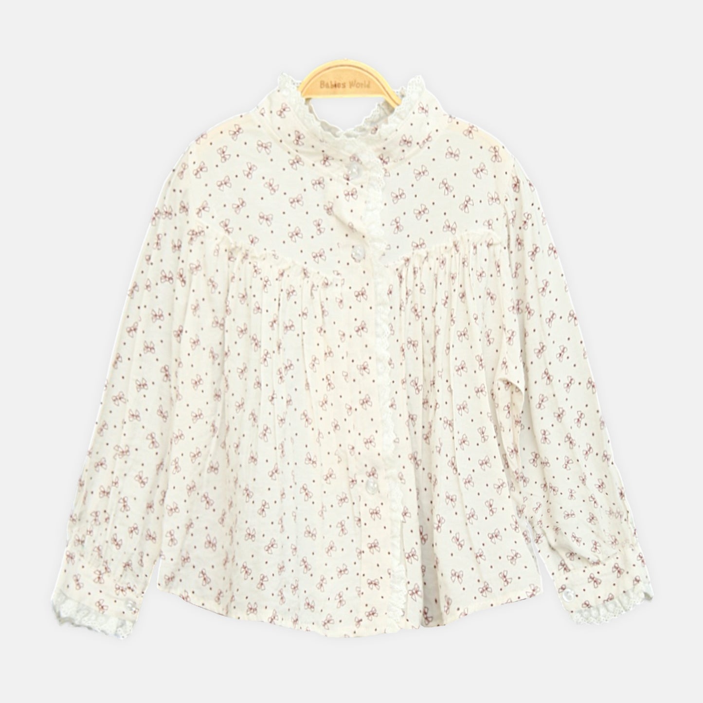 Cozy Cocoa Bow Top