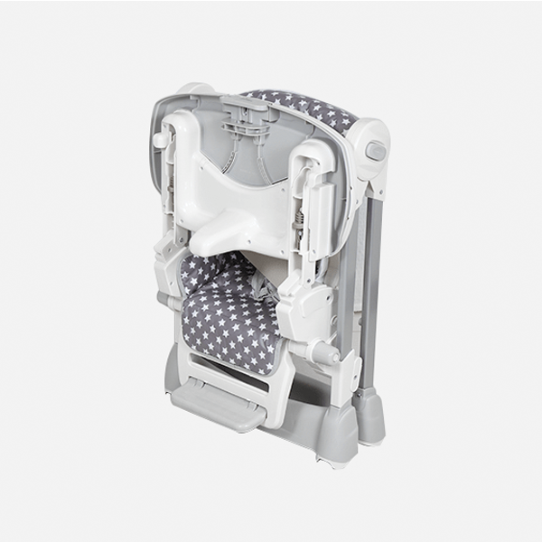 BABY ADJUSTABLE HIGH CHAIR-GREY