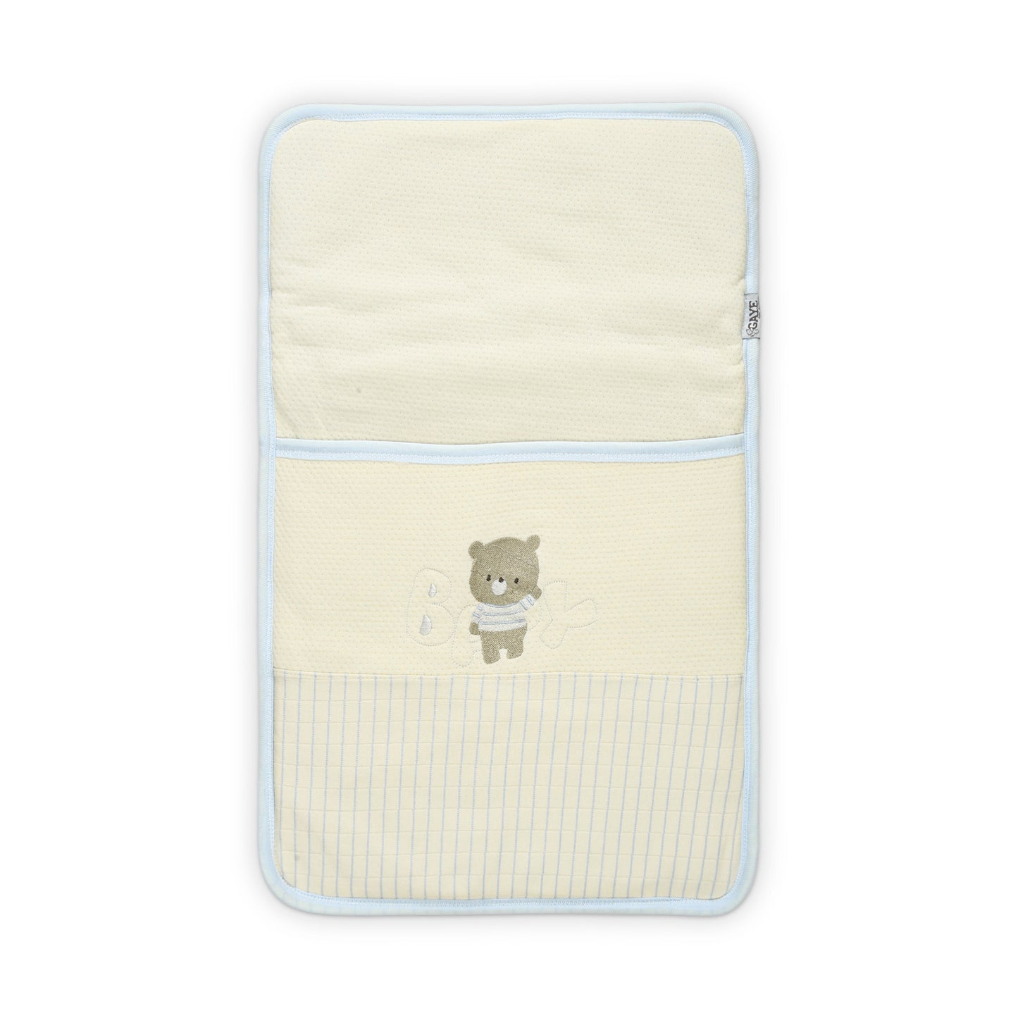 SLEEPING SET - CREAM AND BLUE BEAR THEME