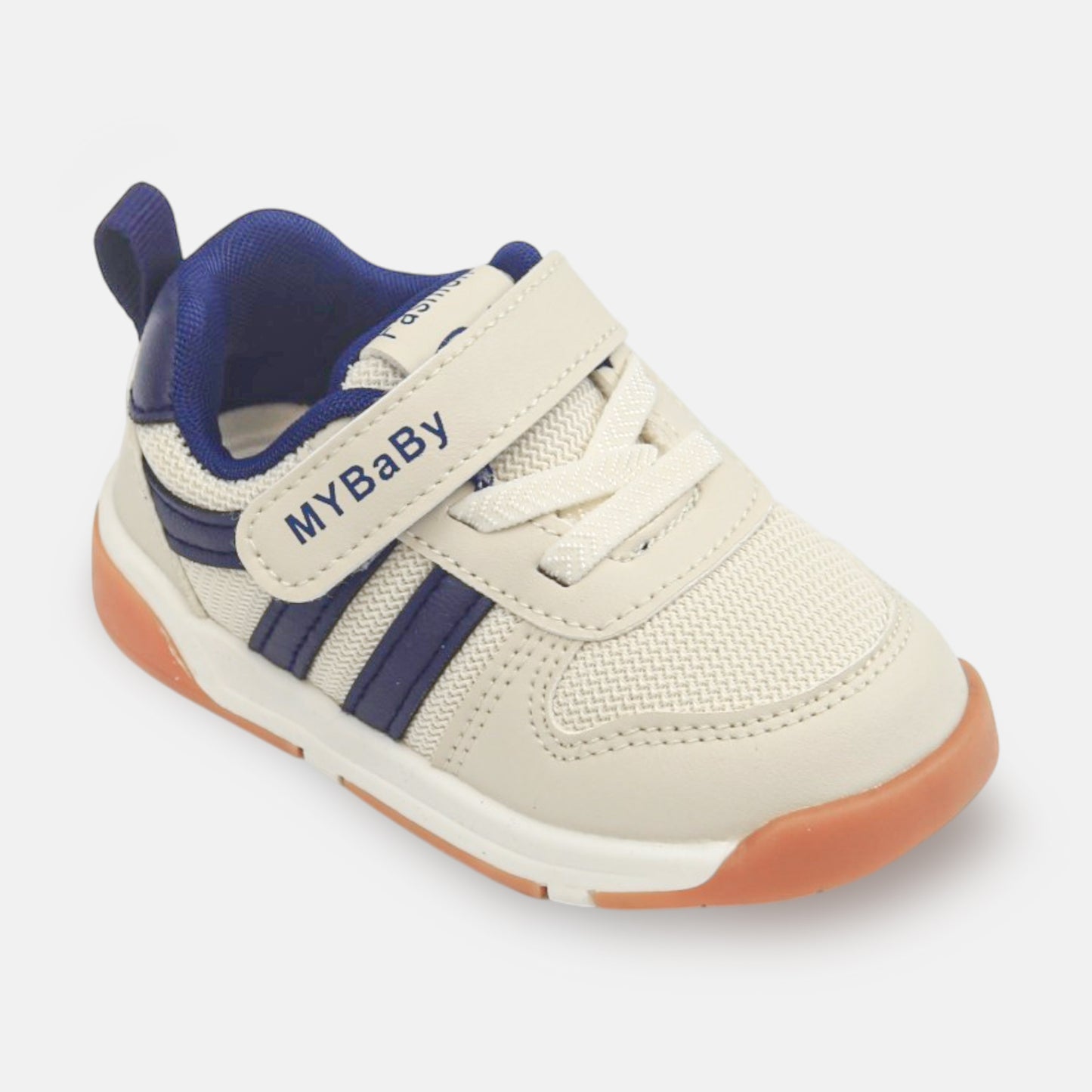 BOY'S COMFY SNEAKERS – WHITE/BLACK