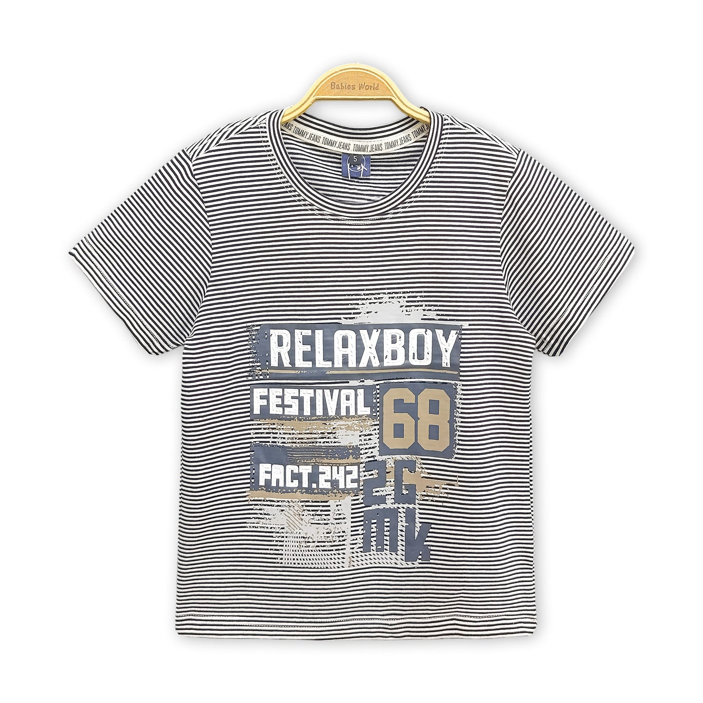 STRIPED FESTIVAL TEE