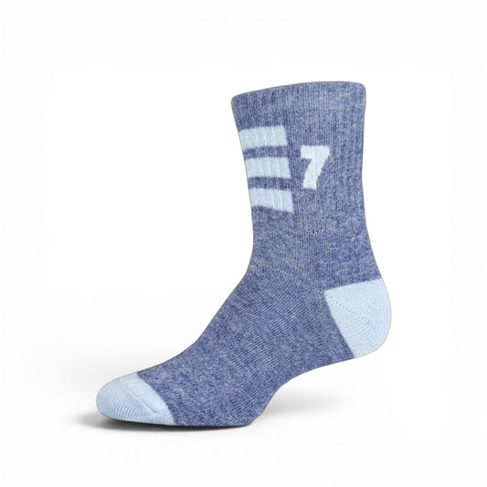 BLUE STRIPED "7" BOY SOCKS