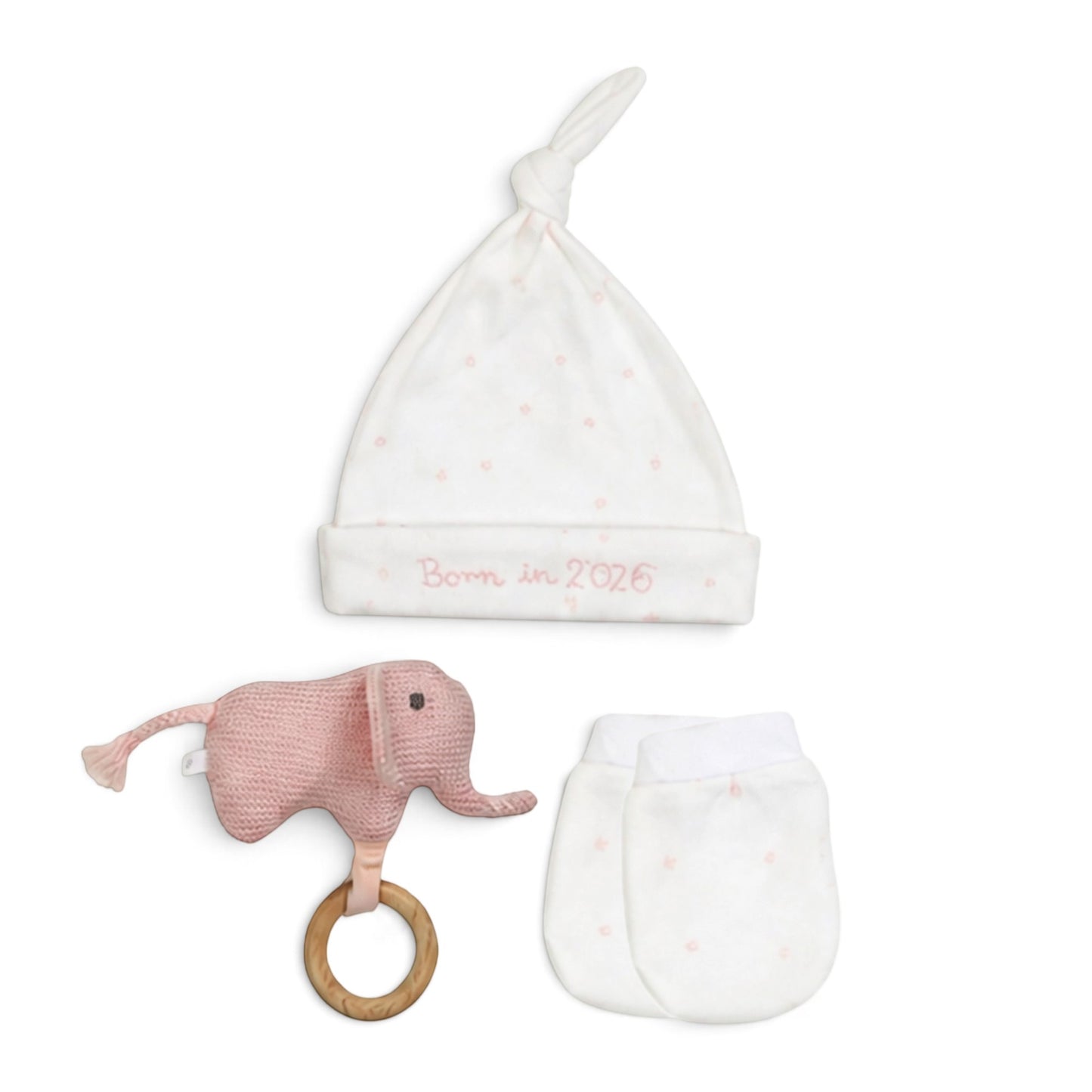 BORN IN 2026 LAYETTE SET GIRLS