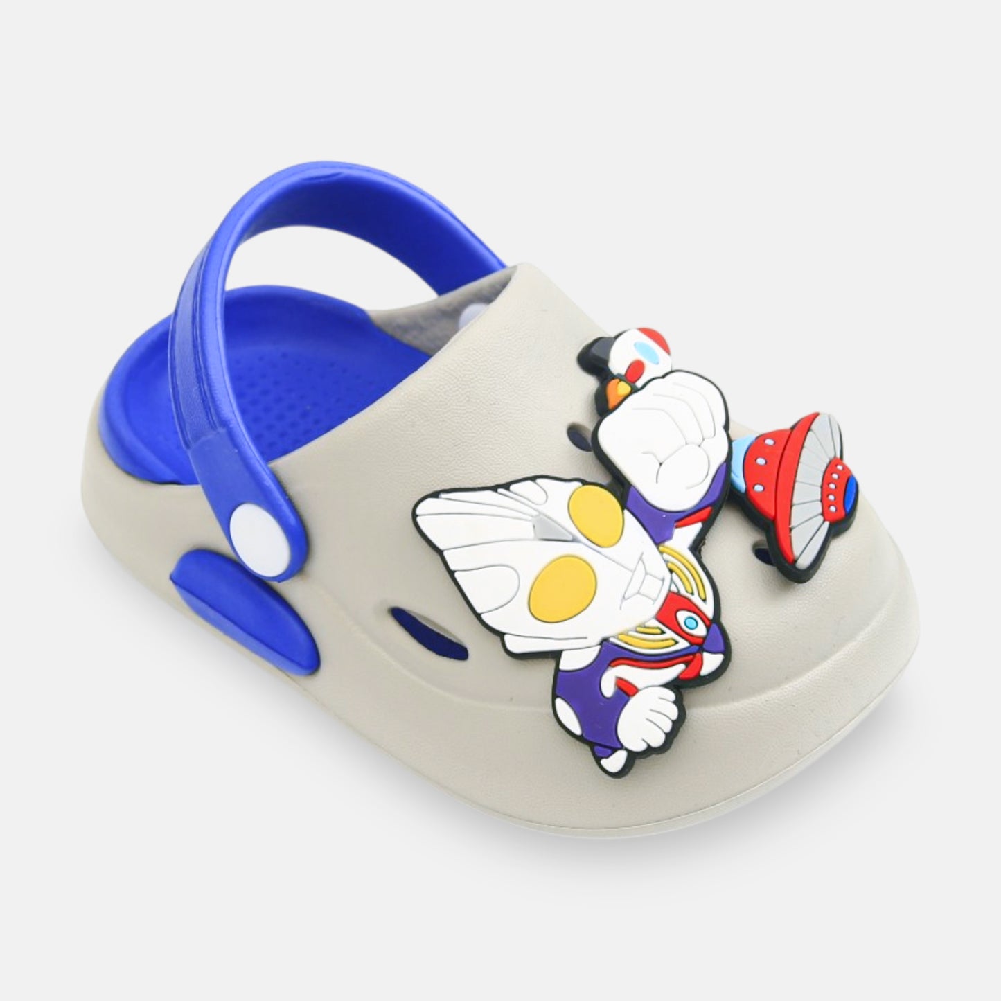BOY'S ULTRAMAN CROCS – GREY