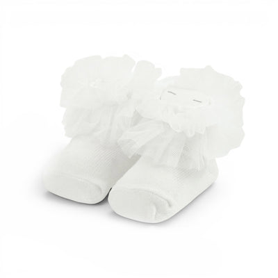 WHITE COMFORT SOFT INFANT BOOTIES