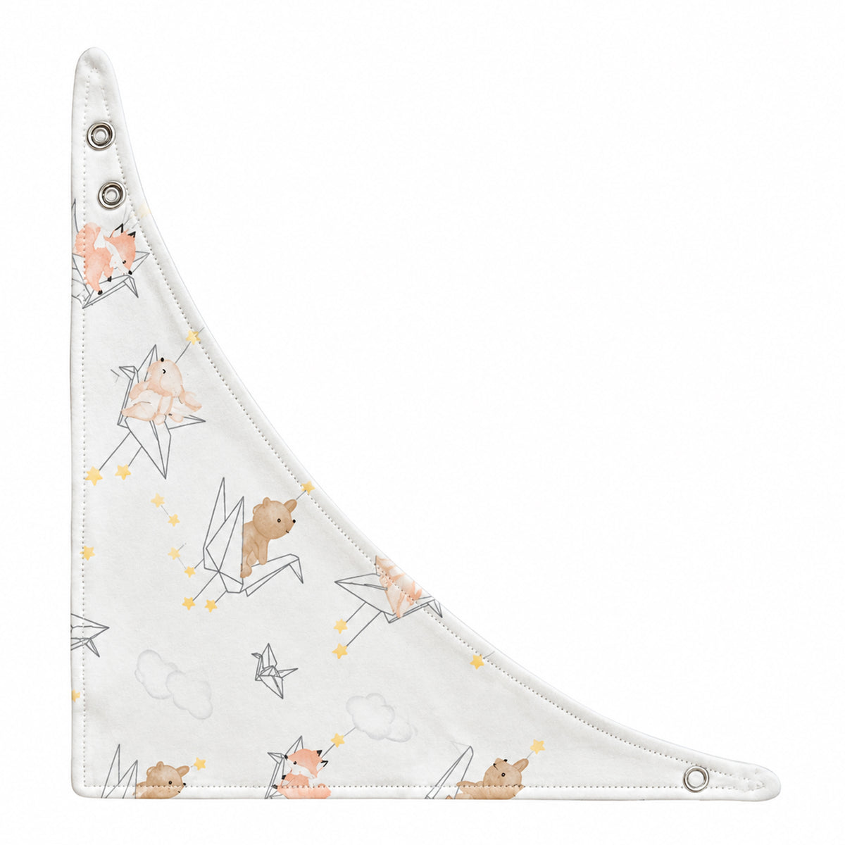 BIBS BANDANA PK-3 GREEN ANIMAL KINGDOM