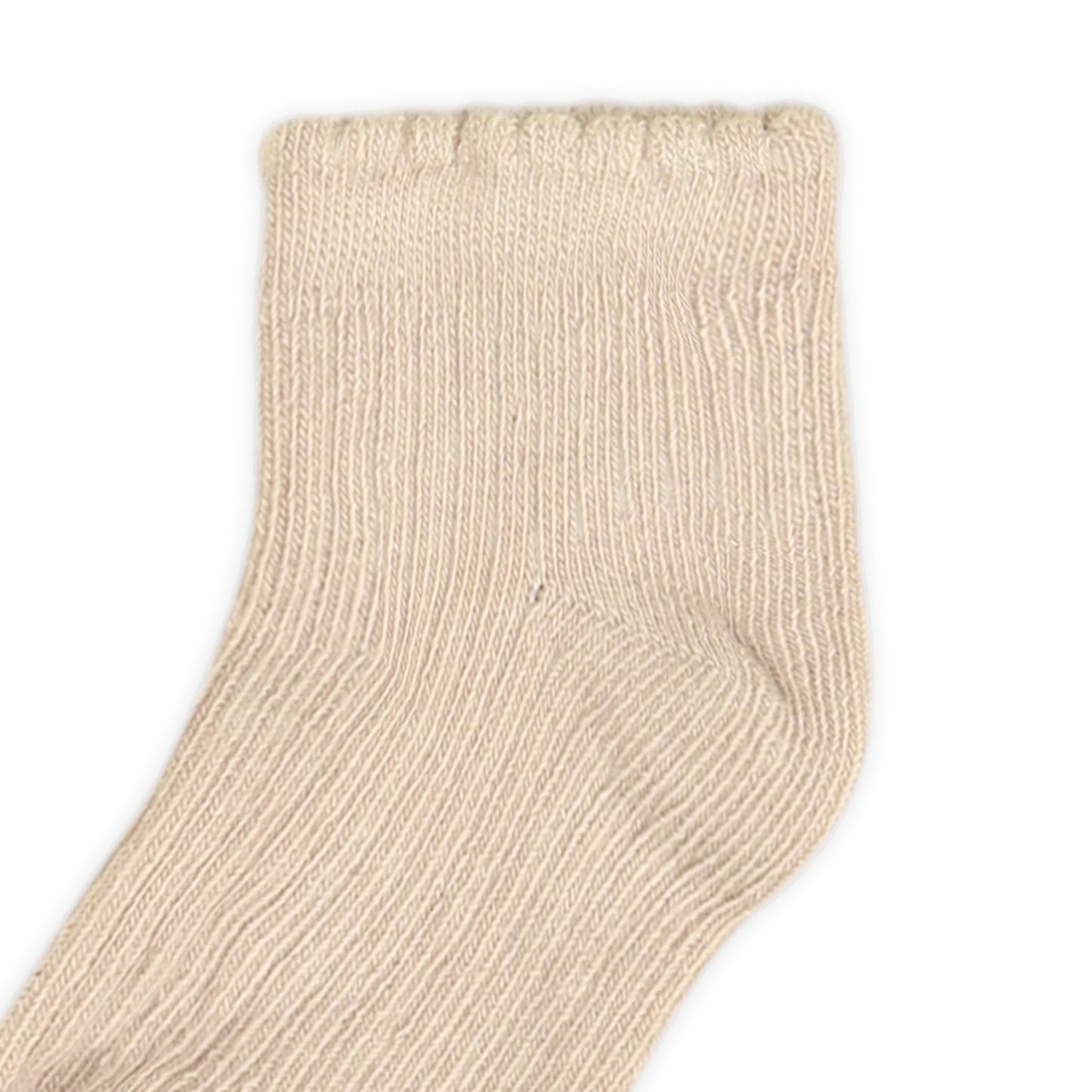 LITTLE BABY PRINTED & RIBBED ANKLE GIRL SOCKS PK-2