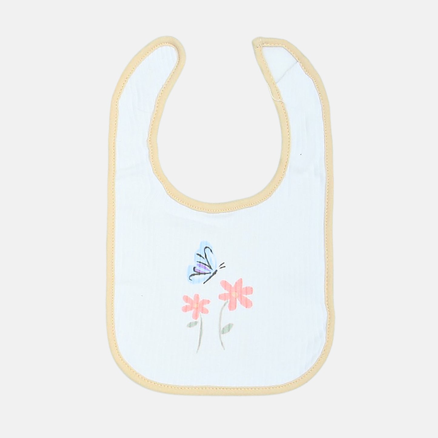 Pink Butterfly Layered Bibs