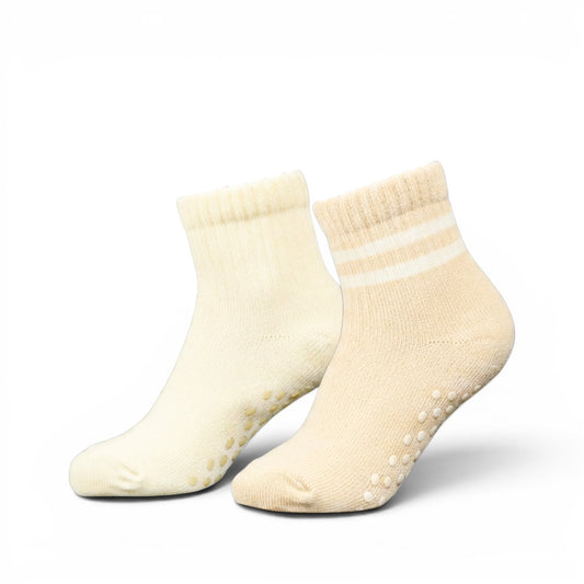 MINIMALIST COTTON BLEND ANKLE GIRL SOCKS PK-2