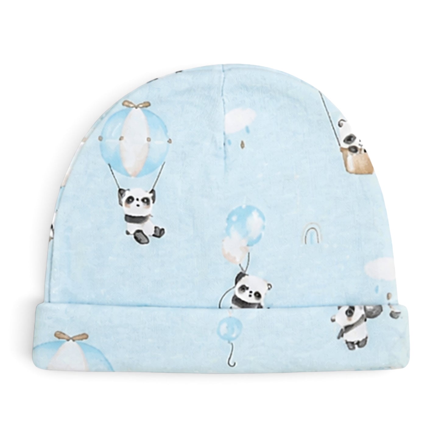 PANDA HOT AIR BALLOON INFANT BABY CAPS PK-3