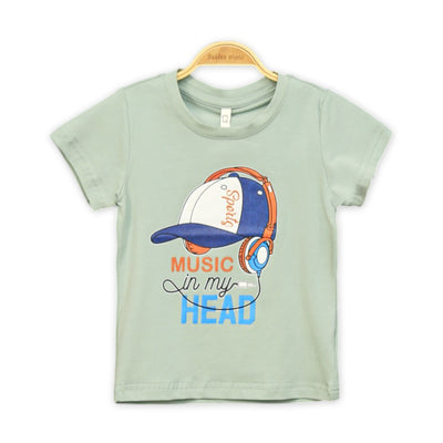 MINT MUSIC HEAD GRAPHIC TEE