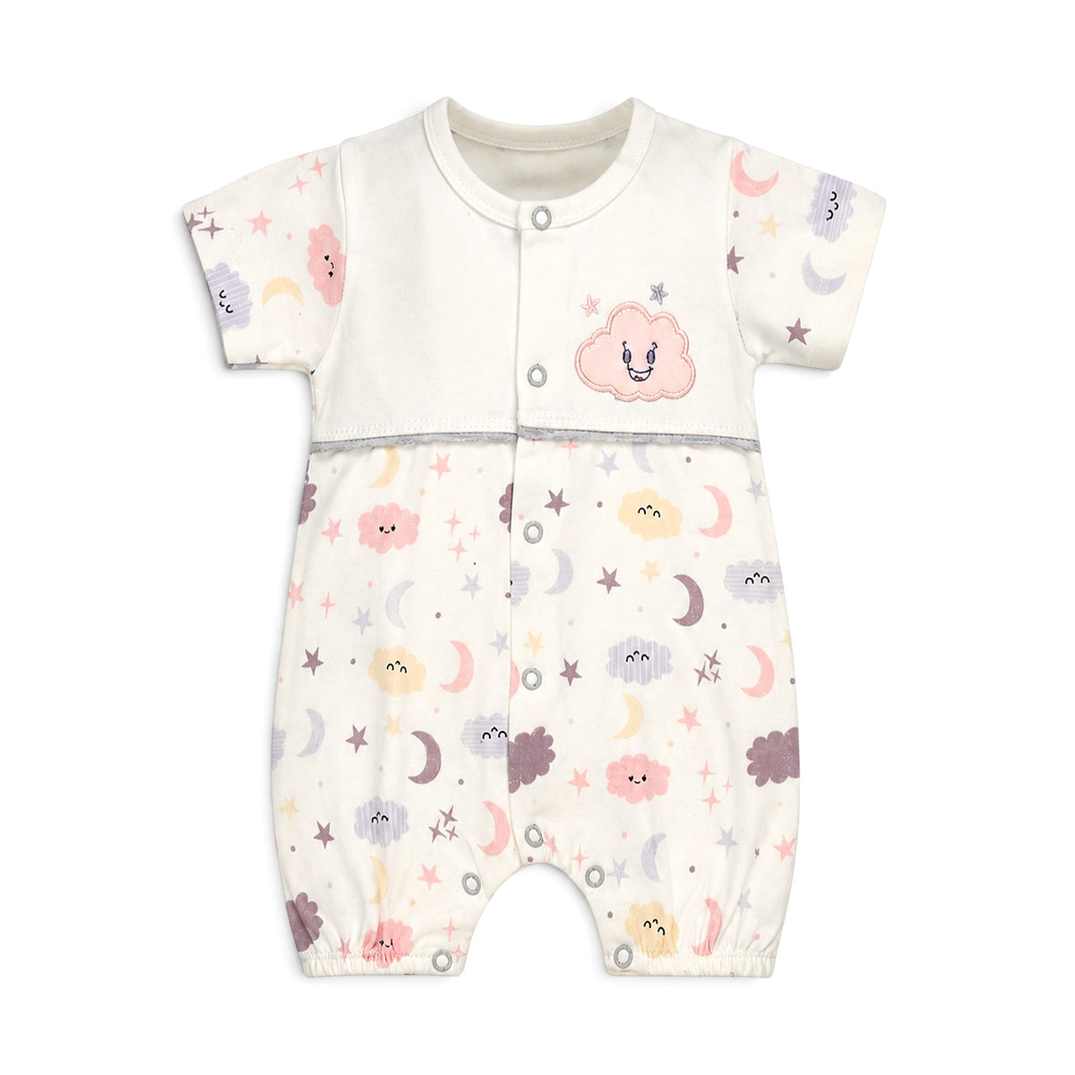 BABY "DREAMY CLOUD & MOON" ROMPER