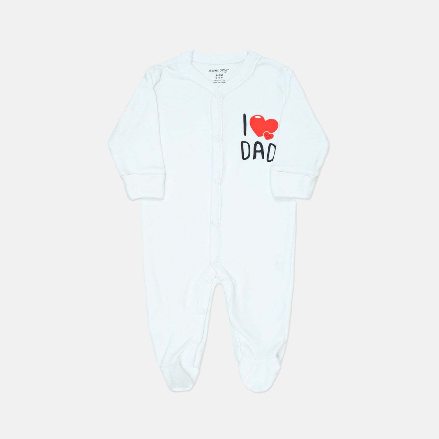 I Love Mom & Dad Sleepsuits Pk-3