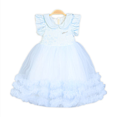 BALALAN CONTRAST TULLE FROCK