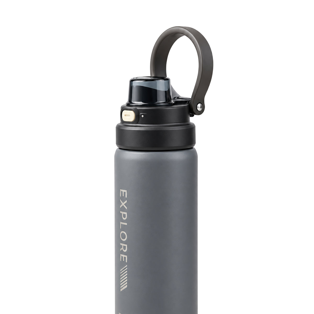 HOMEATIC EXPLORE STAINLESS STEEL WATER BOTTLE GREY