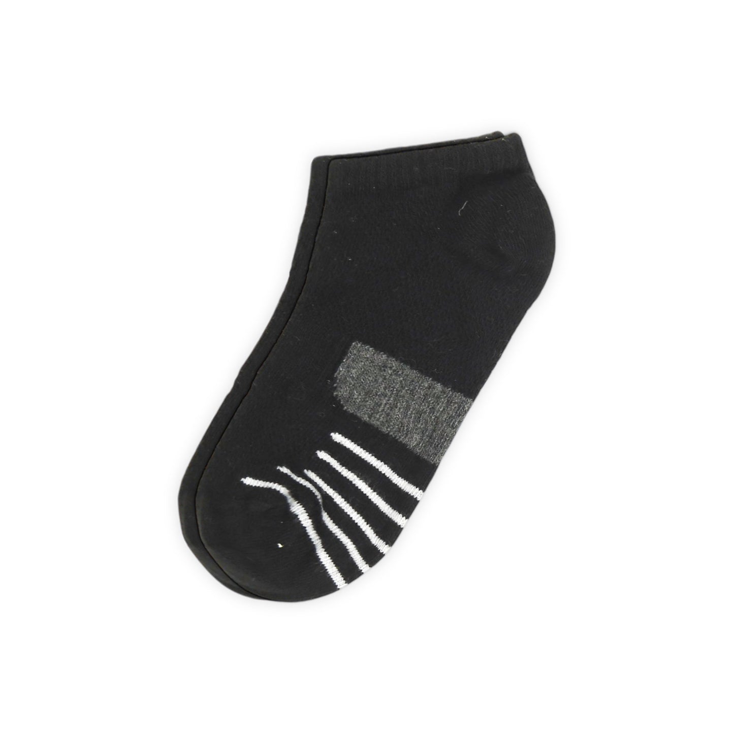 BLACK AND WHITE STRIPED GIRL SOCKS
