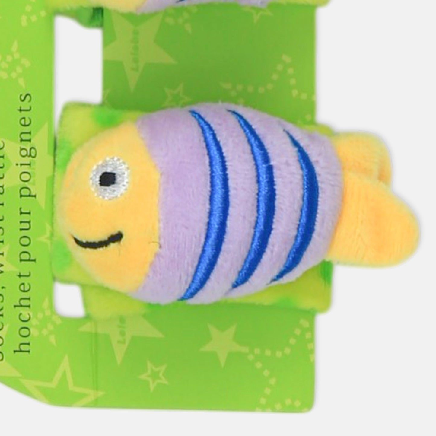 VIBRANT SEA FRIENDS WRIST RATTLES PURPLE