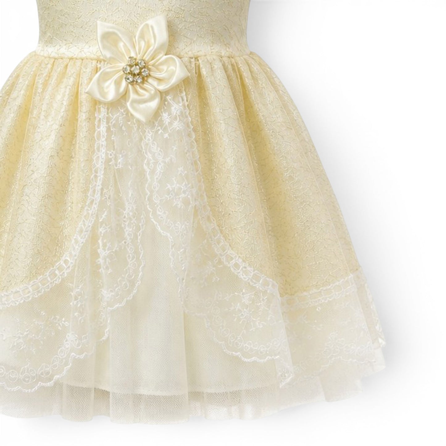 FLORAL BABY GIRL FANCY FROCK GIFT SET