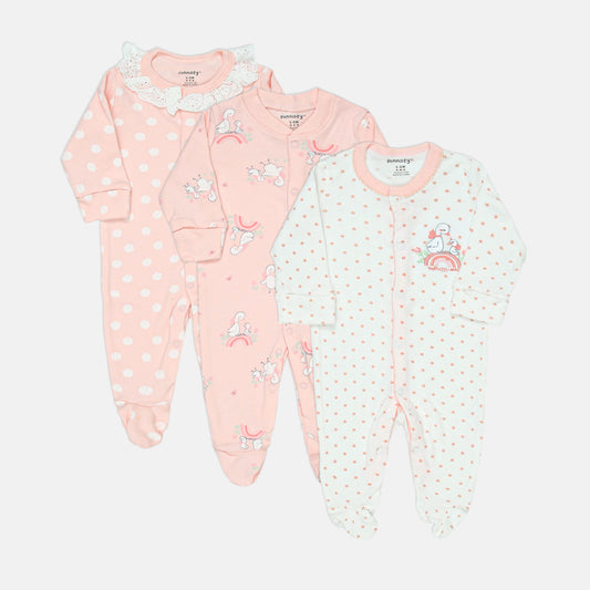 Little Duck Sleepsuits Pk-3