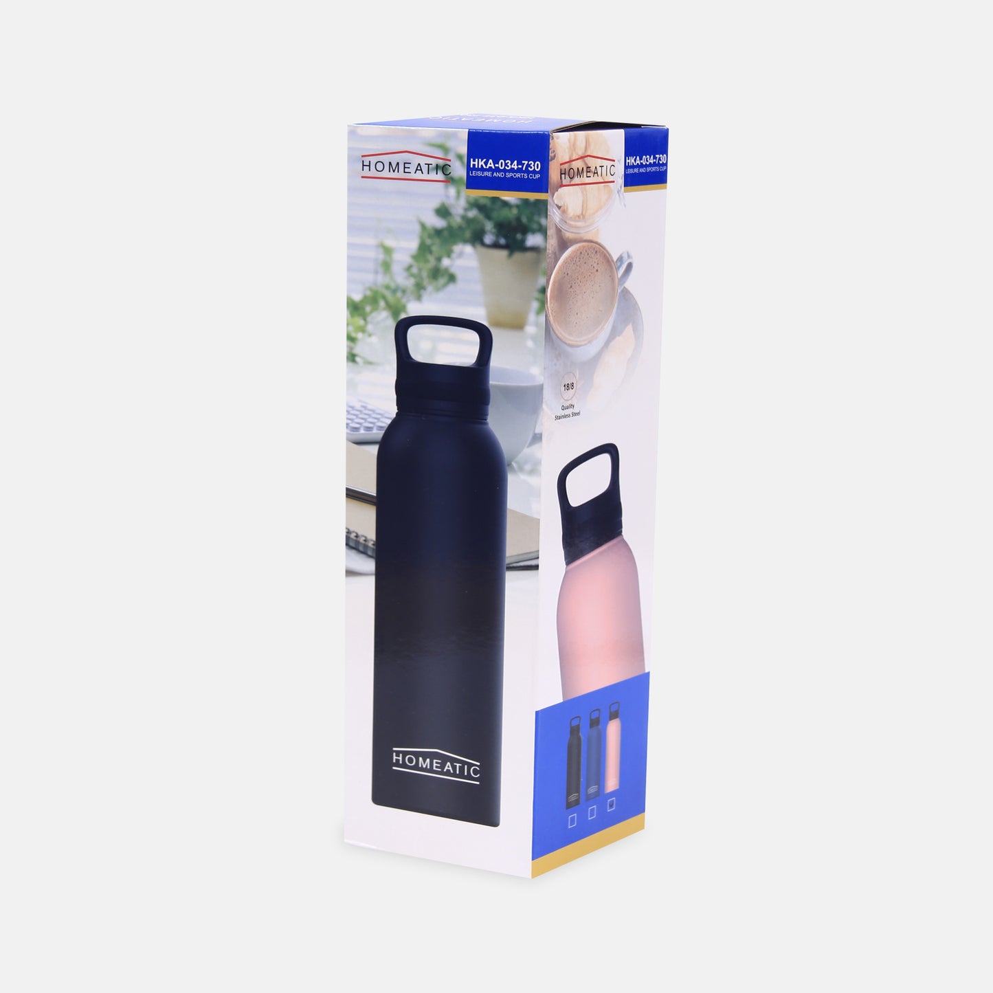 STEEL WATER BOTTLE 730 ML PINK