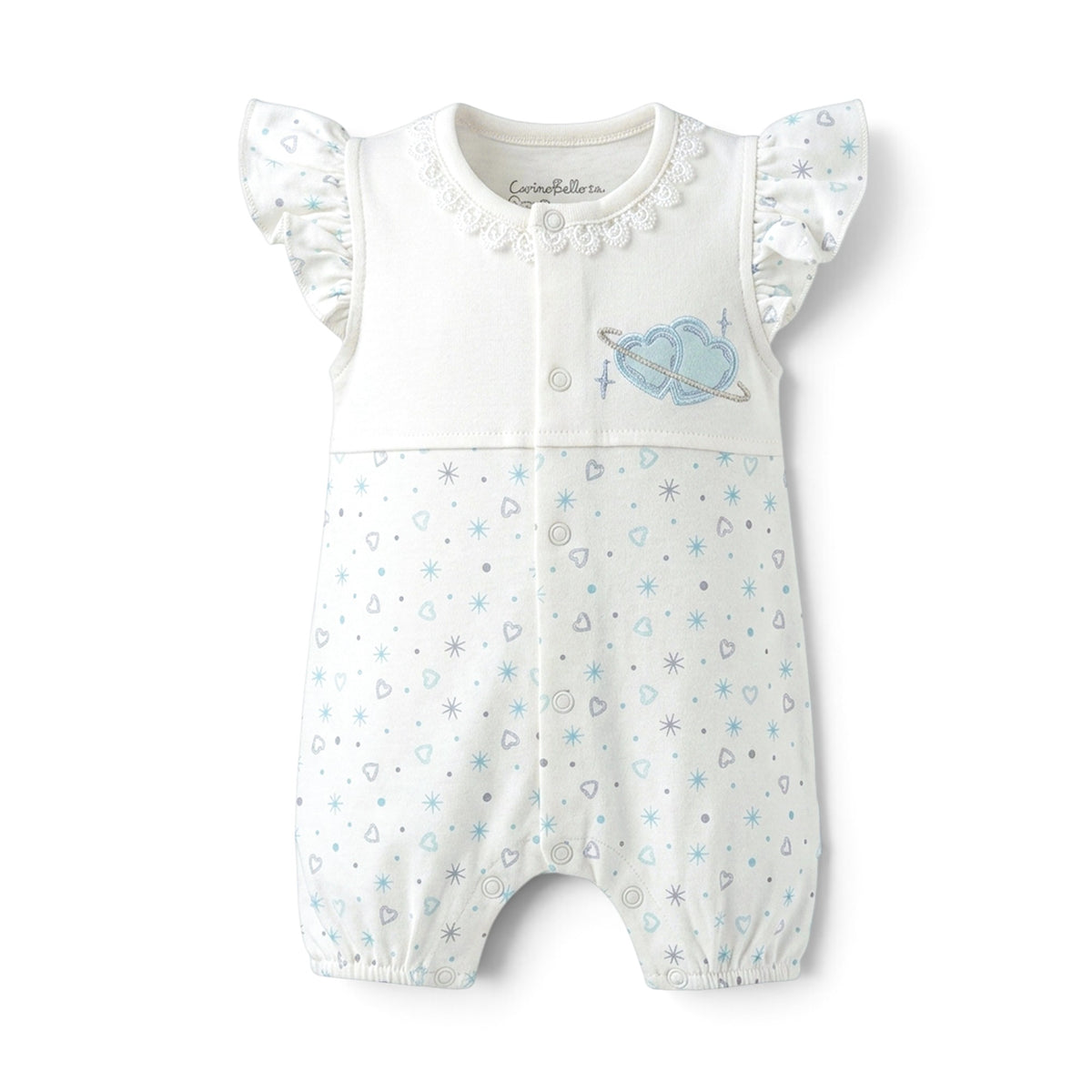 BABY GIRL HEART & SPARKLE ROMPER