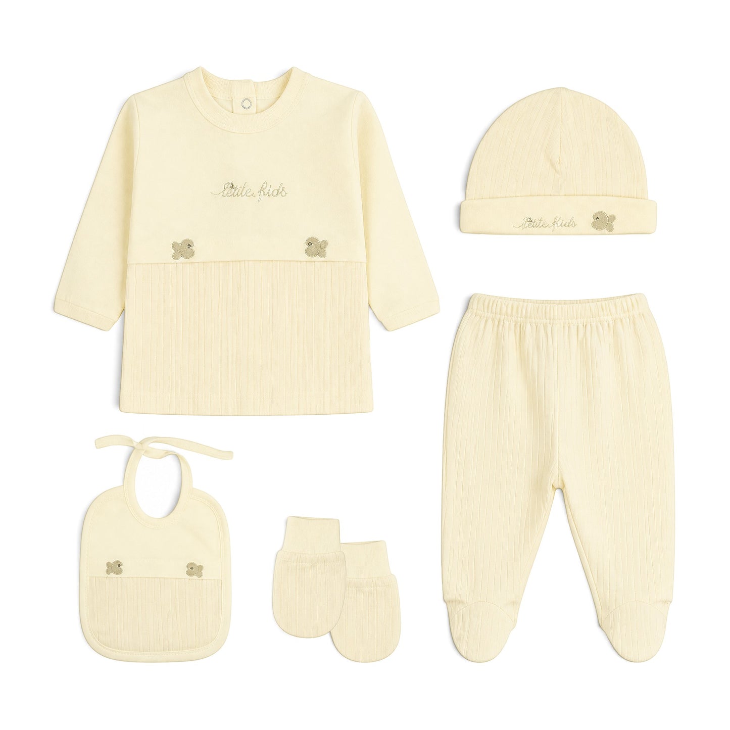 CREAM "LITTLE FISH" BABY BOY GIFT SET
