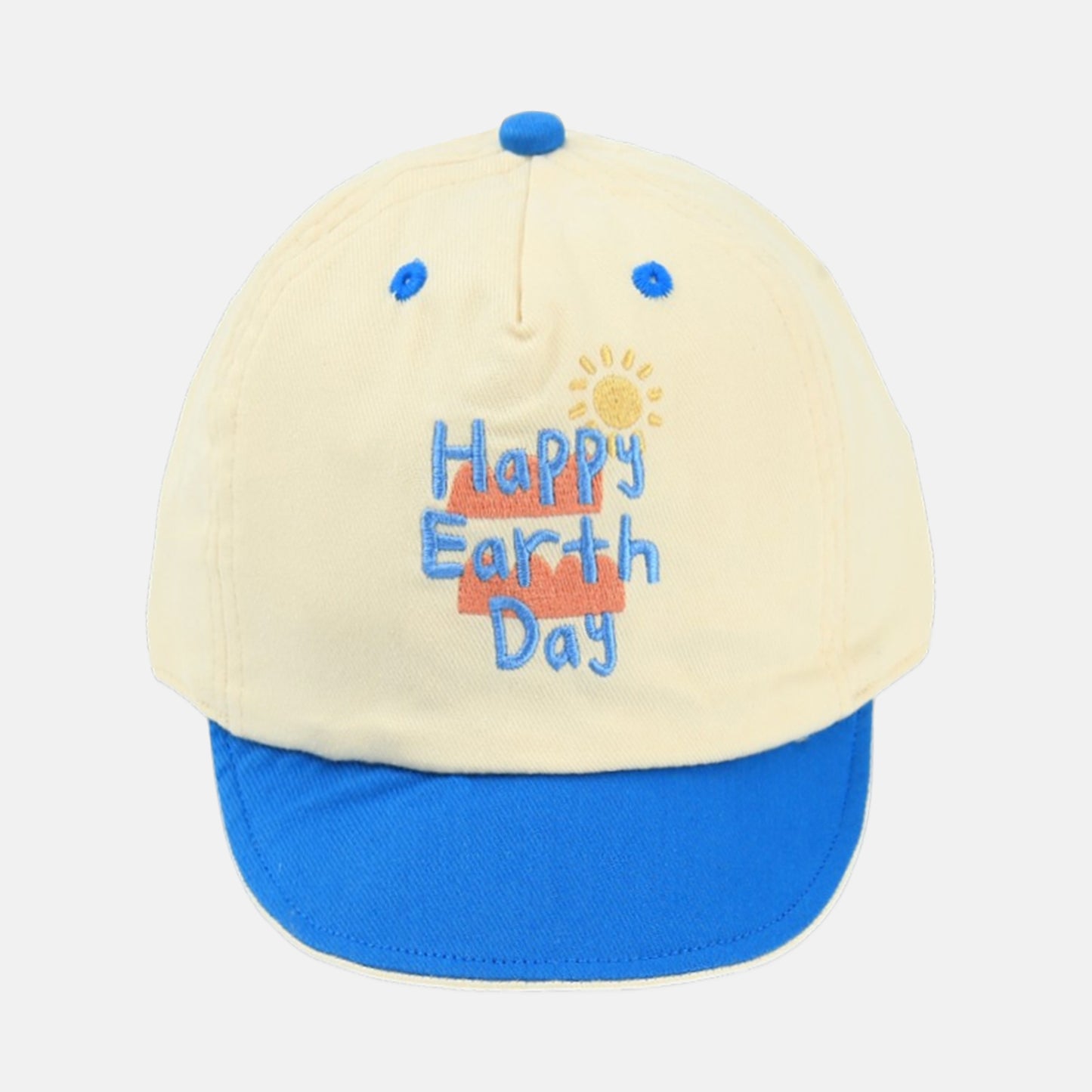 Sky Blue Graphic Baby Cap 46-48 Cm