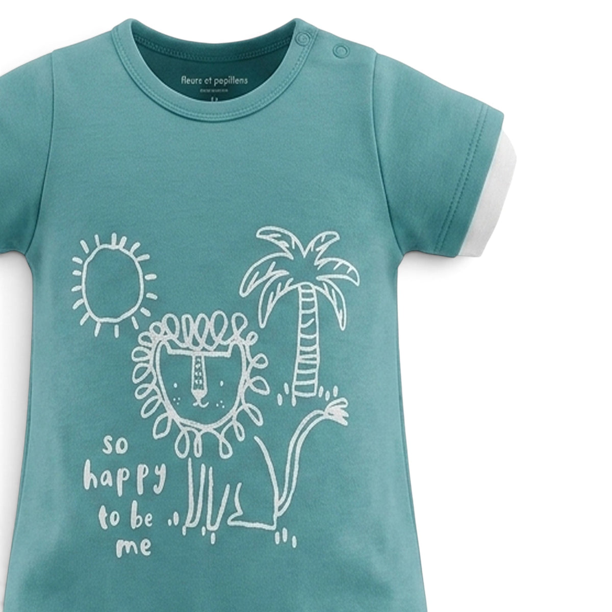 BABY BOY "HAPPY TO BE ME" ROMPER