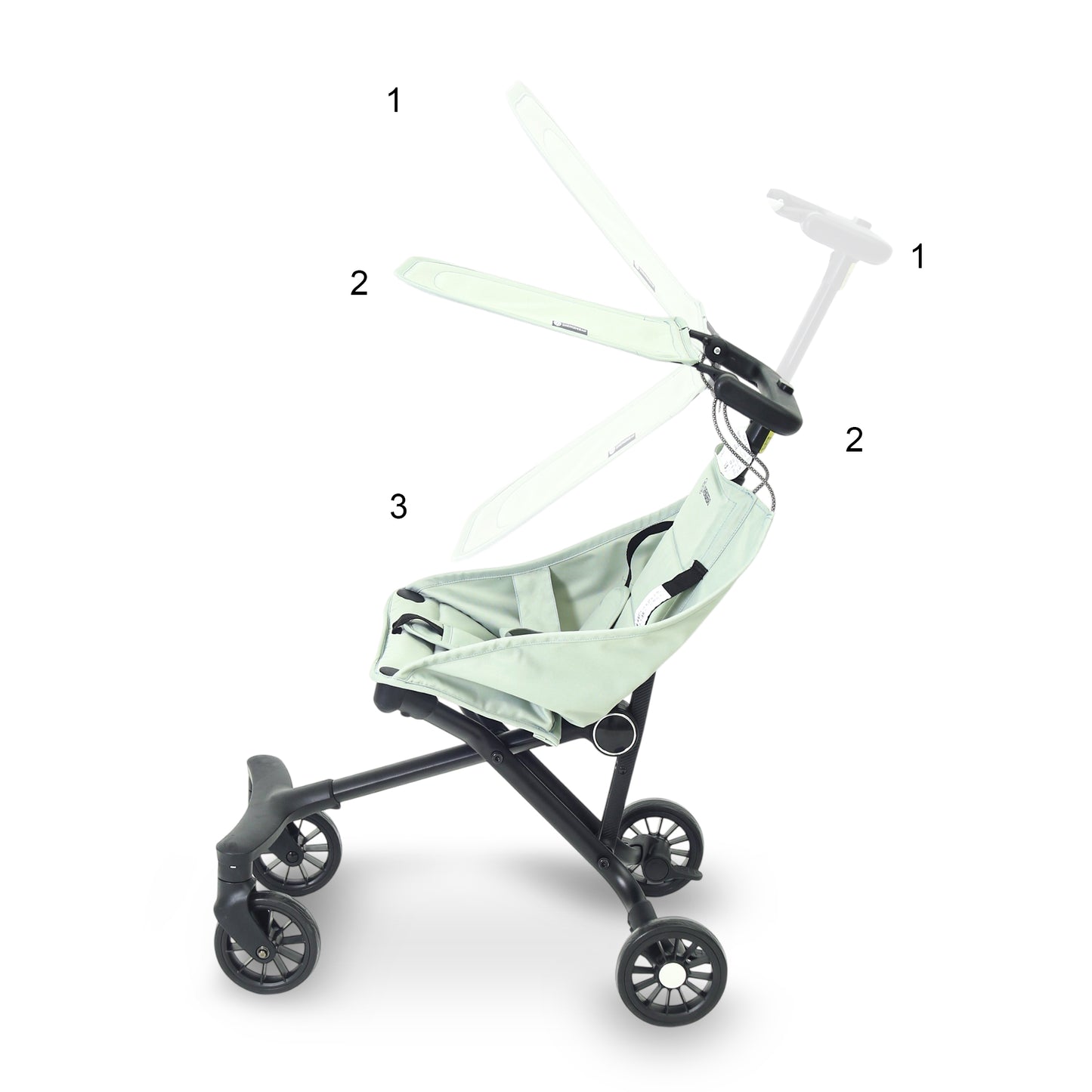 TRAVEL STROLLER GREEN