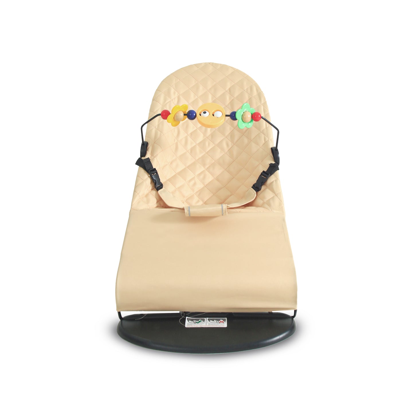 BABY BOUNCER BEIGE PLAY & REST
