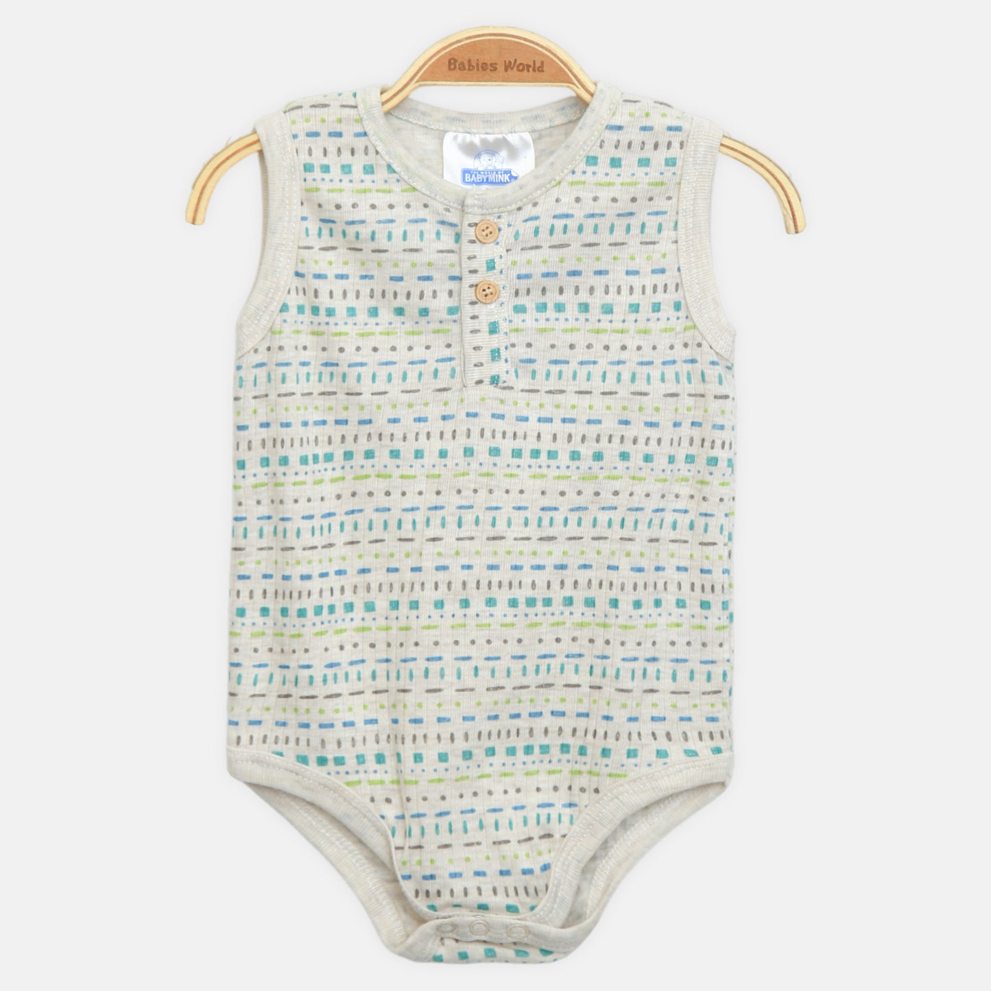 3-Piece Infant Ribbed Geometric Set