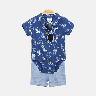 3-Piece Navy Island Set