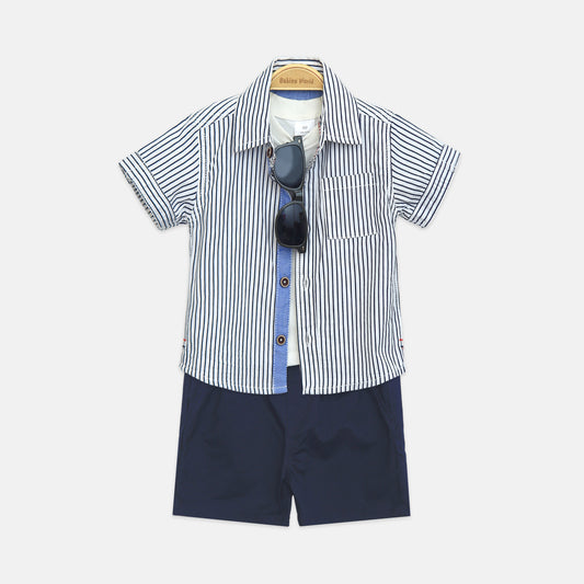 4-Piece Monochrome Checkered Set