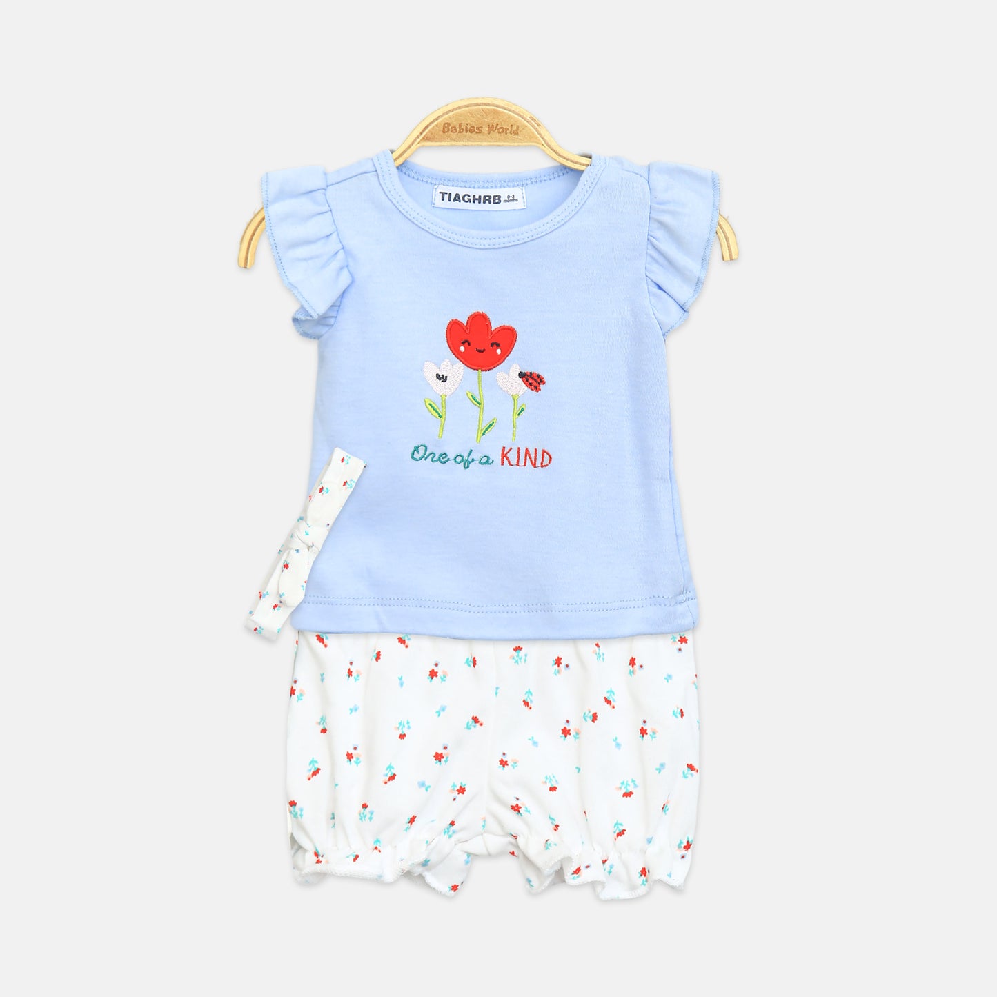 3-Piece Floral Short Set